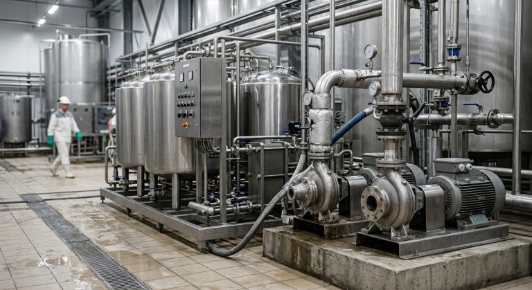 CIP-мойка и насосное оборудование: что важно для пищевого и фармацевтического производства